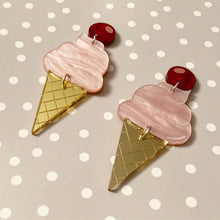 Ms Whippy Giant Ice Cream Acrylic Dangles - CHOOSE YOUR FLAVOUR