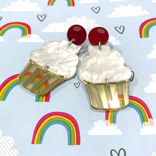 Cherry on Top Cupcake Dangles - CHOOSE YOUR FLAVOUR