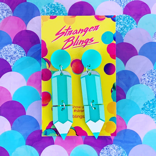 Looking Just a Little Sharp! Acrylic Pencil Dangles - CHOOSE YOUR COLOUR