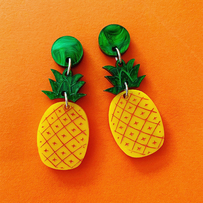 Pineapple Head Fruity Summer Dangles