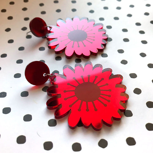 Delilah Mega Daisy Shaped Dangles